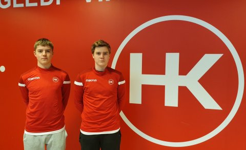 Kristján og Símon skrifa undir