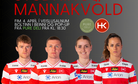 Stuðningsmannakvöld knattspyrnudeildar verður haldið 4. apríl
