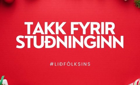 Takk fyrir stuðninginn!