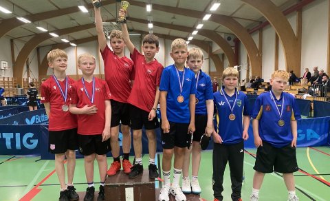 HK Íslandsmeistari í borðtennis í flokkakeppni pilta 13 ára og yngri